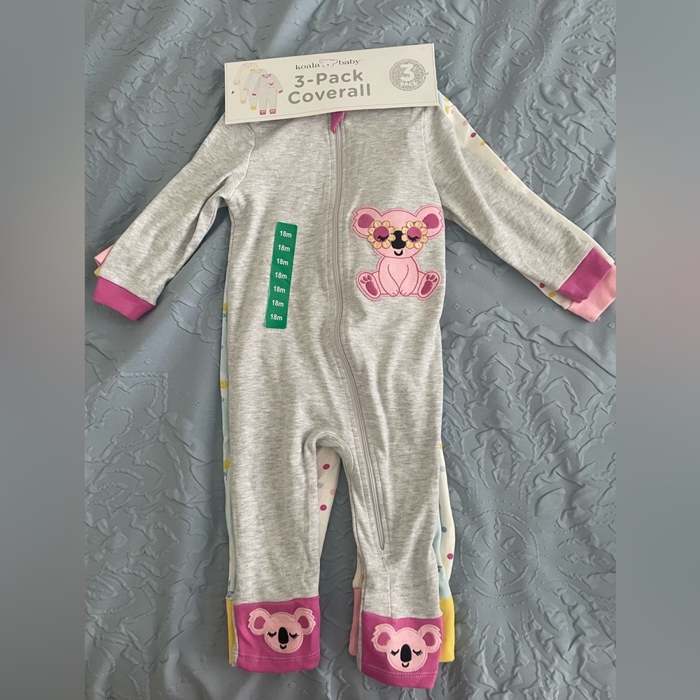 Koala baby 3-pack coverall 18m $15